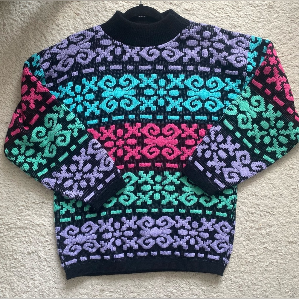 Vintage chunky knit sweater